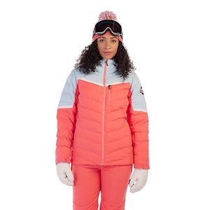NEW $300 Spyder Brisk Womens Synthetic Down Jacket!  Tropic  Pink and Light Blue